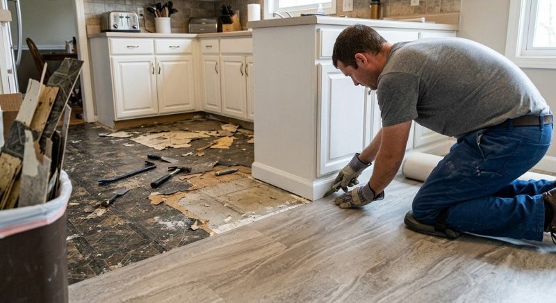 Linoleum Floor Installation in Dade City, FL